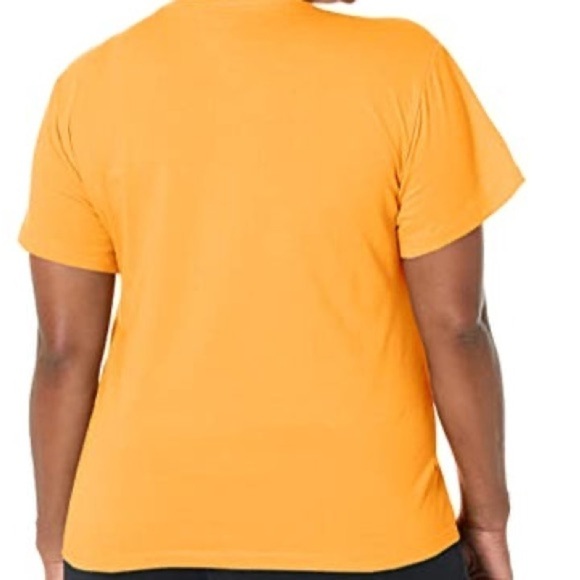 Champion Women's Classic Logo T-Shirt Orange Size large, Tee - Picture 4 of 11